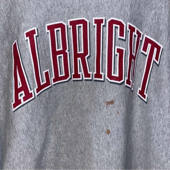 Albright College DISTRESSED Crewneck Sweatshirt L Gear For Sports tag NCAA - Picture 2 of 6